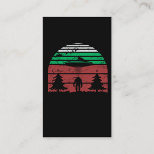 Carte De Visite Enlèvement Alien Bigfoot UFO Sci Fi Lover