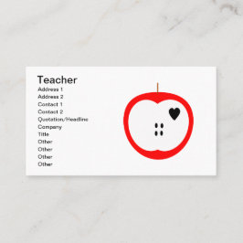 Carte De Visite Enseignant