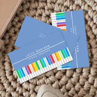 Enseignant de clavier de piano coloré moderne