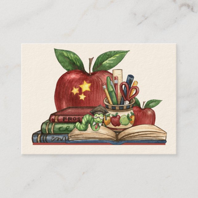 Carte de visite enseignant par SRF (Devant)