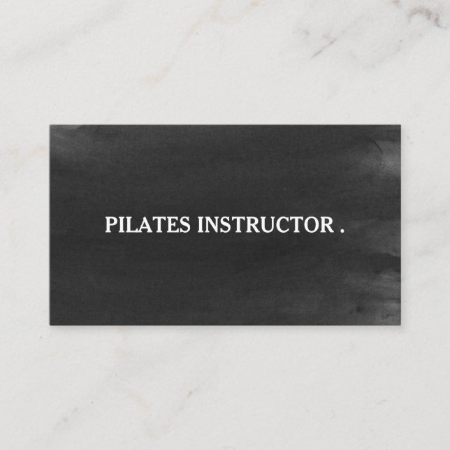 Carte De Visite Enseignant Pilates Yoga (Devant)