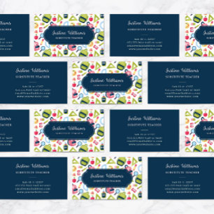 Carte De Visite Enseignant remplaçant