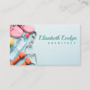 Carte De Visite Ensemble d'attributs sportifs