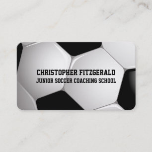 Carte De Visite Entraînement de balle de football personnalisable