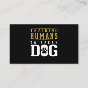 Carte De Visite Entraînement de Dog Funny Dog Agility