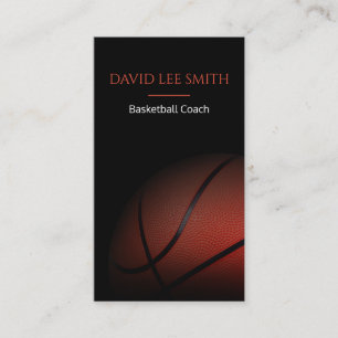 Carte De Visite Entraîneur de basket-ball