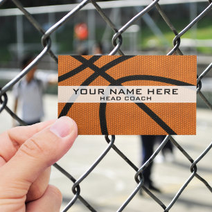 Carte De Visite Entraîneur de basket-ball