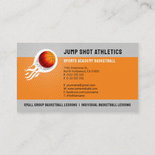 Carte De Visite Entraîneur de basket-ball Formateur sportif