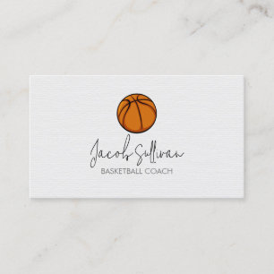 Carte De Visite Entraîneur de basket-ball Scoutisme