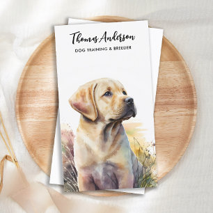 Carte De Visite Entraîneur de chien Labrador Retriever éleveur mar