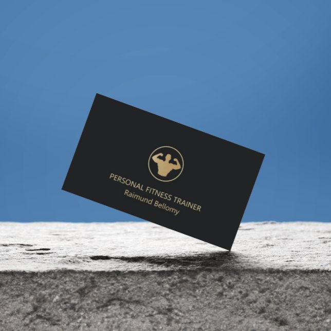 Carte De Visite Entraîneur de conditionnement physique personnel (Créateur téléchargé)