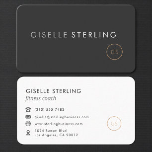Carte De Visite Entraîneur de Fitness Professionnel