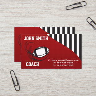 Carte De Visite Entraîneur de football