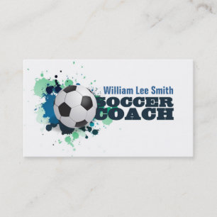 Carte De Visite Entraîneur de football