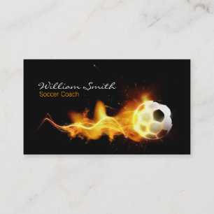 Carte de visite entraîneur de football