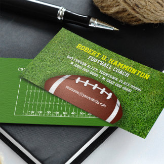 Carte De Visite Entraîneur de football