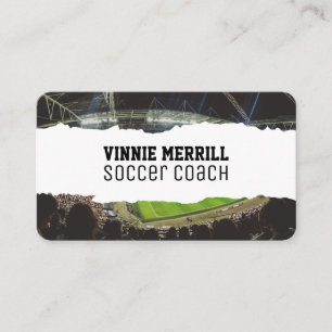Carte De Visite Entraîneur de football