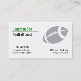Carte de visite Entraîneur De Football