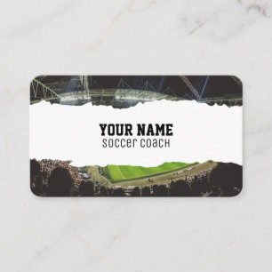 Carte De Visite Entraîneur de football