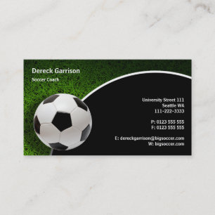 Carte De Visite Entraîneur de football   Cadeaux sportifs