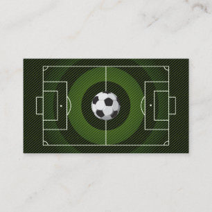 Carte De Visite Entraîneur de football entraîneur de football noir