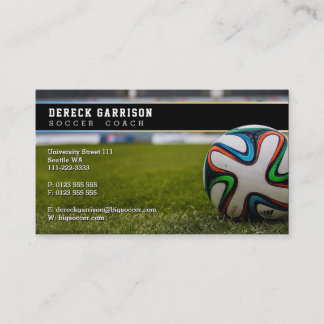 Carte De Visite Entraîneur de football | Sports professionnels