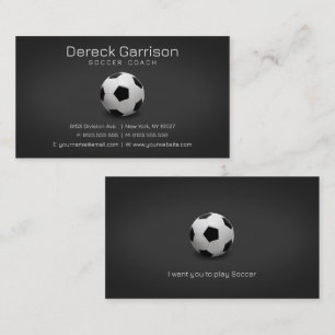 Carte De Visite Entraîneur de football   Sports professionnels