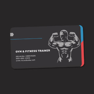 Carte De Visite Entraîneur de gym et de fitness