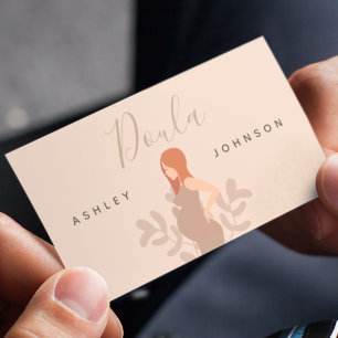 Carte De Visite Entraîneur de naissance Doula Midwoman Neutral Pas