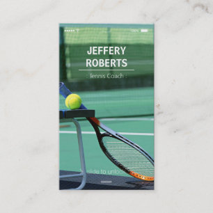 Carte De Visite Entraîneur de tennis Creative Tennis