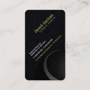 Carte De Visite Entraîneur de tennis   Leçons de pratique de forma