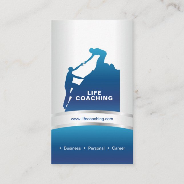 Carte De Visite Entraîneur de vie (Devant)