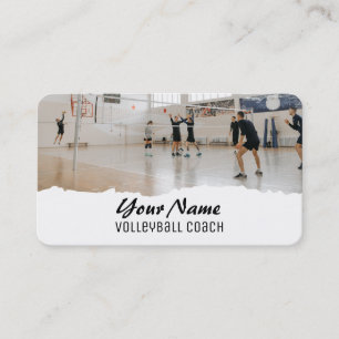 Carte De Visite Entraîneur de volley-ball