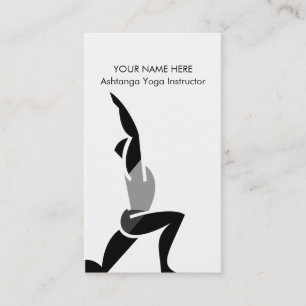 Carte De Visite Entraîneur de yoga ou instructeur professionnel d