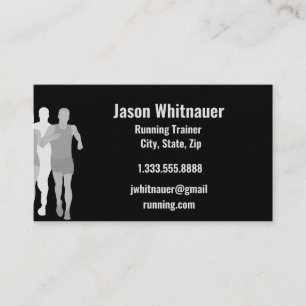 Carte De Visite Entraîneur en marche ou personnel, instructeur de 