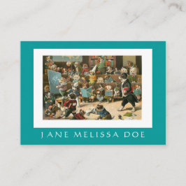 Carte De Visite Entraîneur ou tuteur de chien - bilatéral