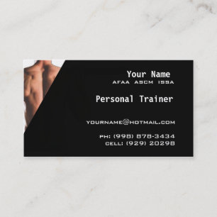Carte De Visite Entraîneur personnel