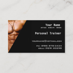 Carte De Visite Entraîneur personnel