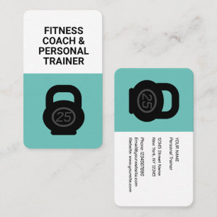 Carte De Visite Entraîneur personnel coach de fitness moderne kett