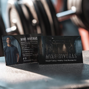 Carte De Visite Entraîneur Personnel de Fitness Entraînement de Fo