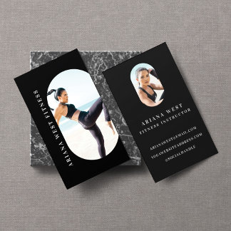 Carte De Visite Entraîneur Personnel de Fitness Moderne & Tendance