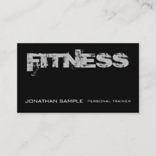 Carte De Visite Entraîneur personnel Fitness Entraîneur tendance P