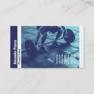 Carte De Visite Entraîneur personnel Fitness Sports actifs
