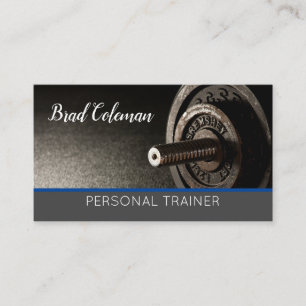 Carte De Visite Entraîneur Personnel Professionnel Gym Fitness Ent