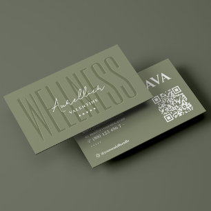 Carte De Visite Entraîneur Personnel Thérapeute Sage Coach de Bien