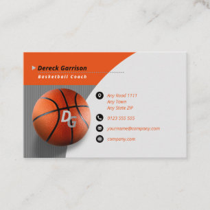 Carte De Visite Entraîneur professionnel   Basket-ball Master Spor