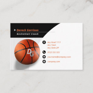 Carte De Visite Entraîneur professionnel   Basket-ball Master Spor