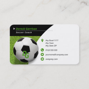 Carte De Visite Entraîneur professionnel   Sport maître de footbal