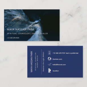 Carte De Visite Entre la Terre et les Étoiles   Ange ailé