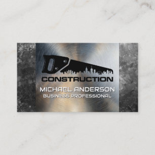 Carte De Visite Entrepreneur général Construction commerciale